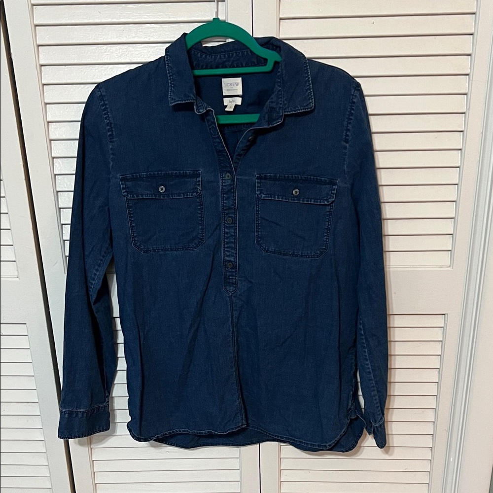 J. Crew Blue Button Down Shirt
